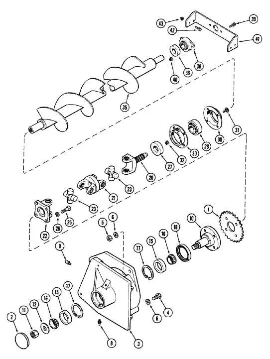 1321021C1 - Вал прив. шнека зерн. загруз. в бункер 2366/88